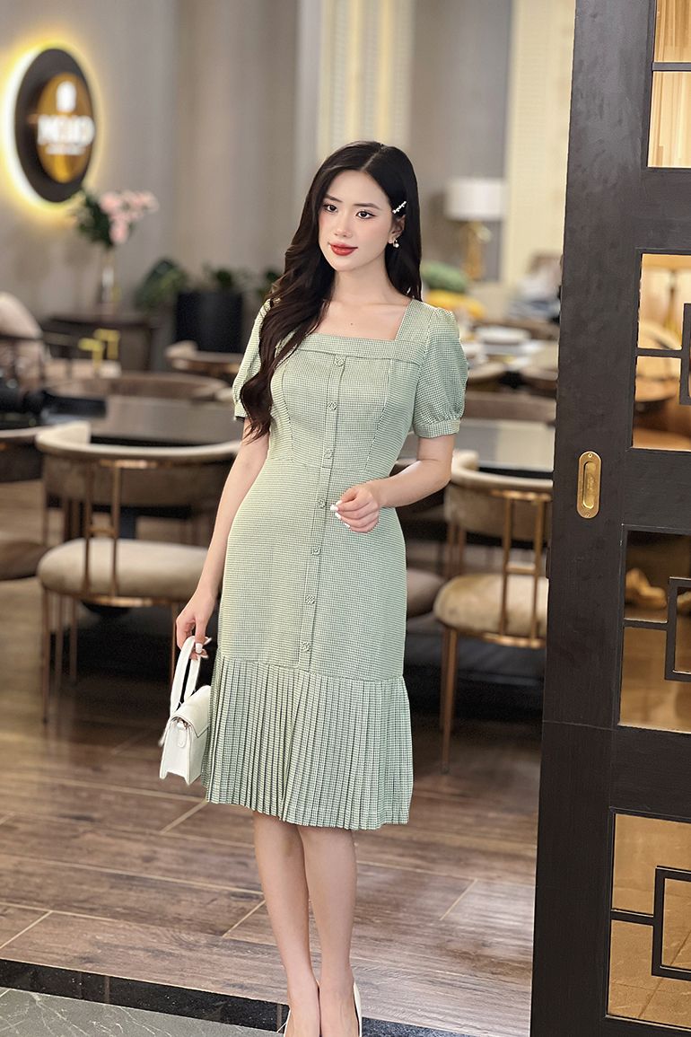  ĐẦM CARO ĐUÔI CÁ 3492 