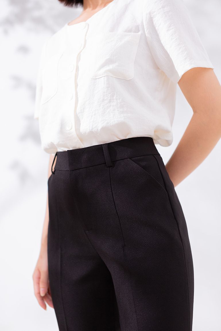 ÁO SƠ MI LINEN TAY NGẮN 5573
