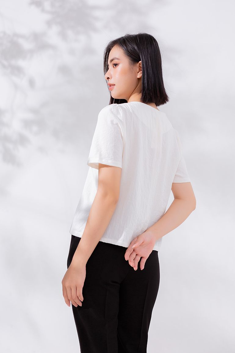 ÁO SƠ MI LINEN TAY NGẮN 5573