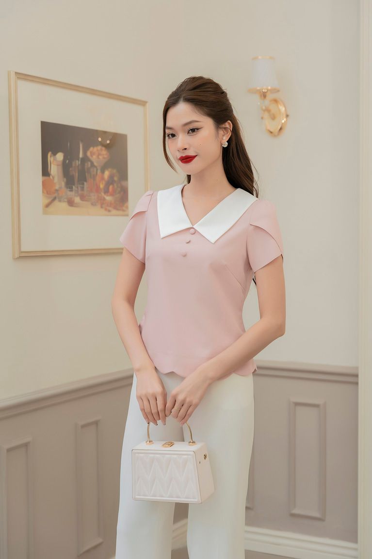 ÁO KIỂU CỔ PETER PAN 5673