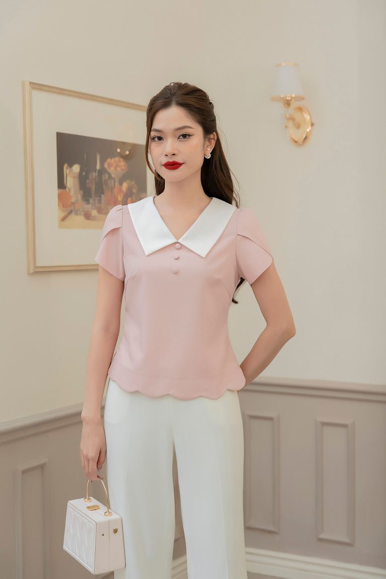 ÁO KIỂU CỔ PETER PAN 5673