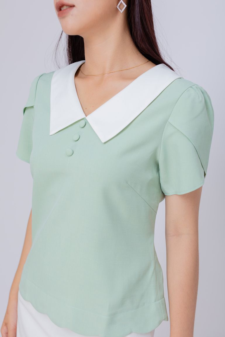ÁO KIỂU CỔ PETER PAN 5673