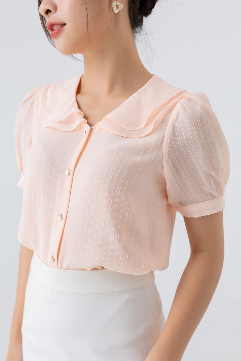 ÁO SƠ MI CỔ TRÒN LAYER 5701