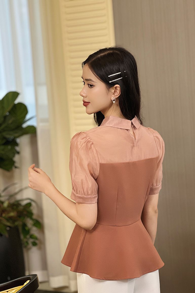  ÁO PEPLUM THANH LỊCH 5762 