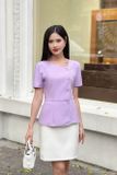  ÁO PEPLUM NÚT BỌC 5801 