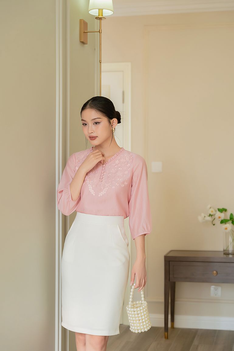 CHÂN VÁY BÚT CHÌ XẺ SAU 897