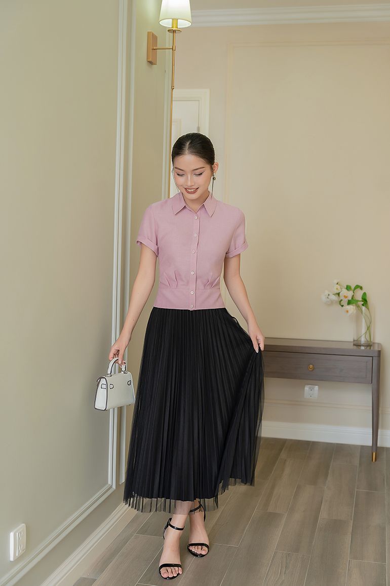CHÂN VÁY XẾP LY 929