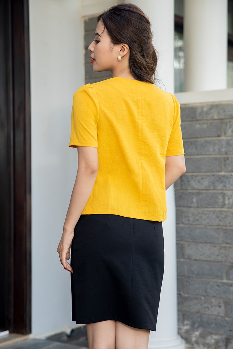ÁO SƠ MI LINEN TAY NGẮN 5573