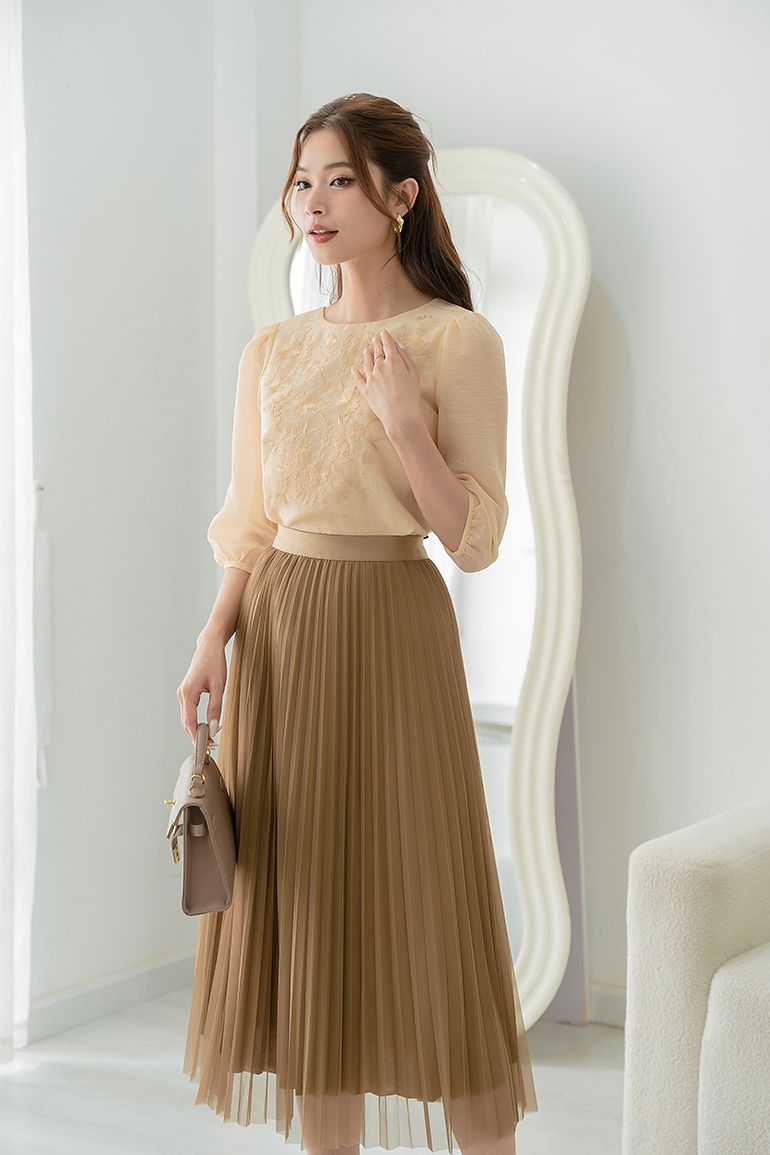 CHÂN VÁY XẾP LY 929