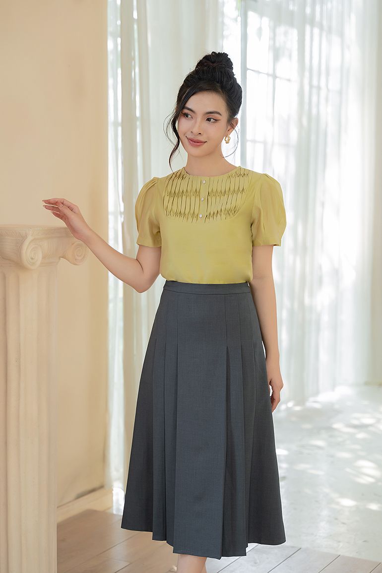 CHÂN VÁY XẾP LY 923