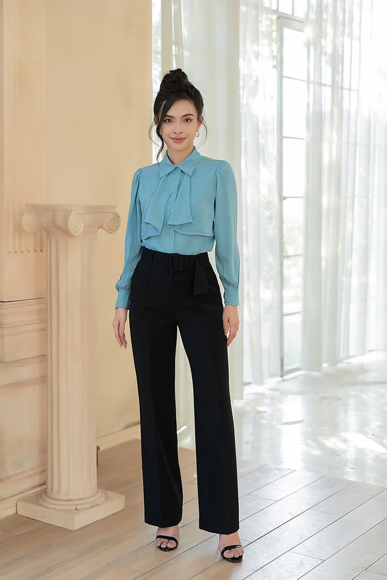 QUẦN SUÔNG THẮT LƯNG 9171