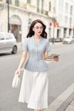  ÁO PEPLUM XẾP LY 5674 