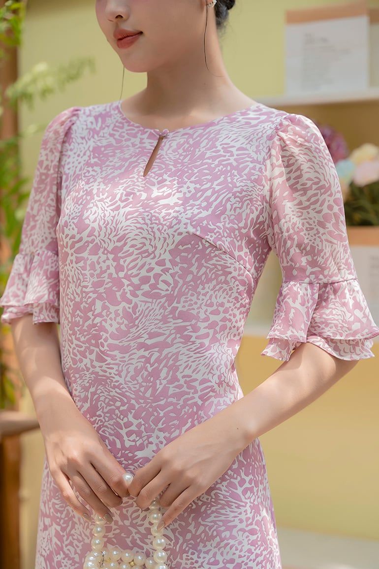 ĐẦM VOAN HOA 3374