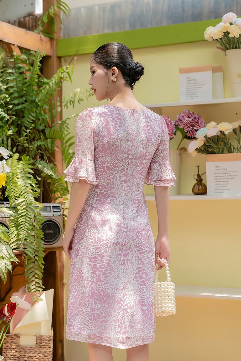 ĐẦM VOAN HOA 3374