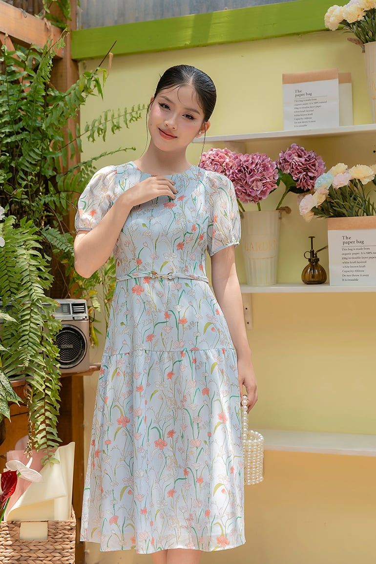 ĐẦM VOAN HOA 3649