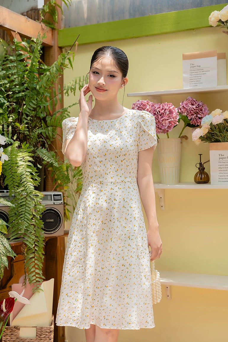 ĐẦM VOAN HOA 3654