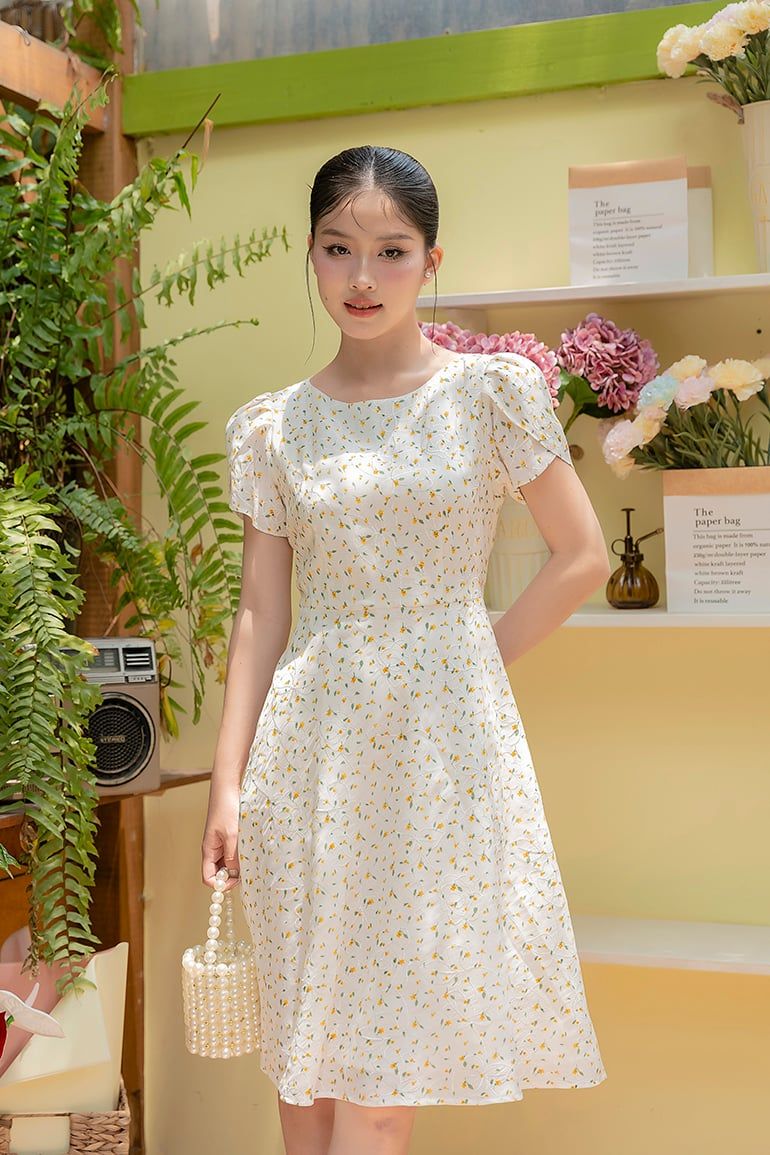 ĐẦM VOAN HOA 3654