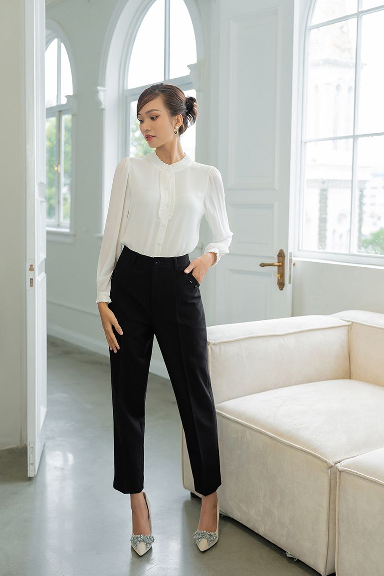 QUẦN BAGGY ĐÍNH NÚT 9159