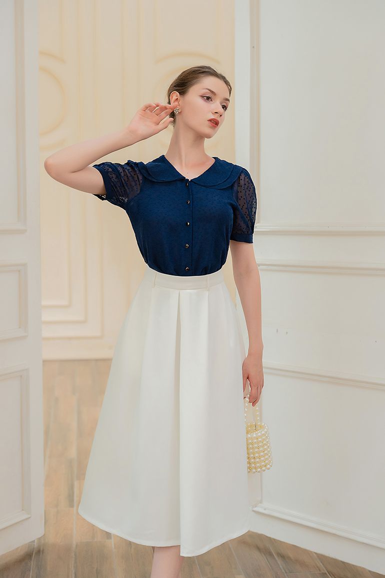 ÁO SƠ MI CỔ TRÒN LAYER 5701