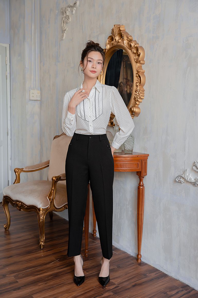 QUẦN BAGGY ĐÍNH NÚT 9159