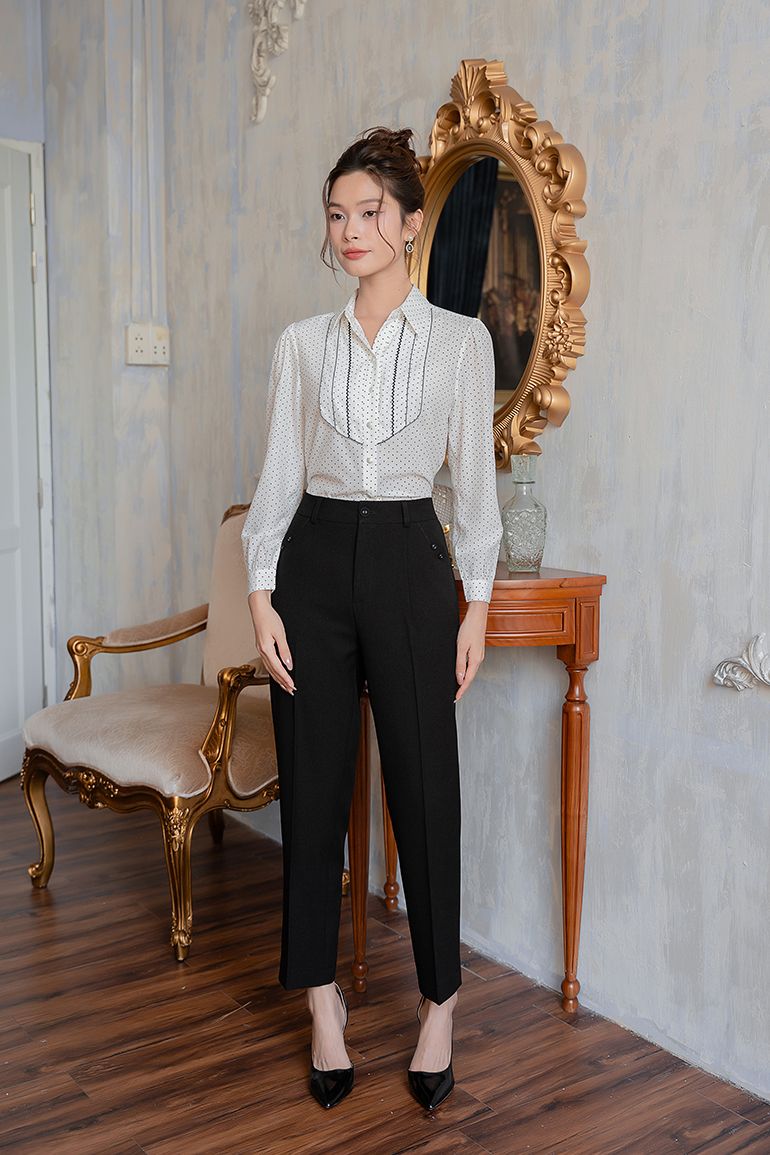 QUẦN BAGGY ĐÍNH NÚT 9159