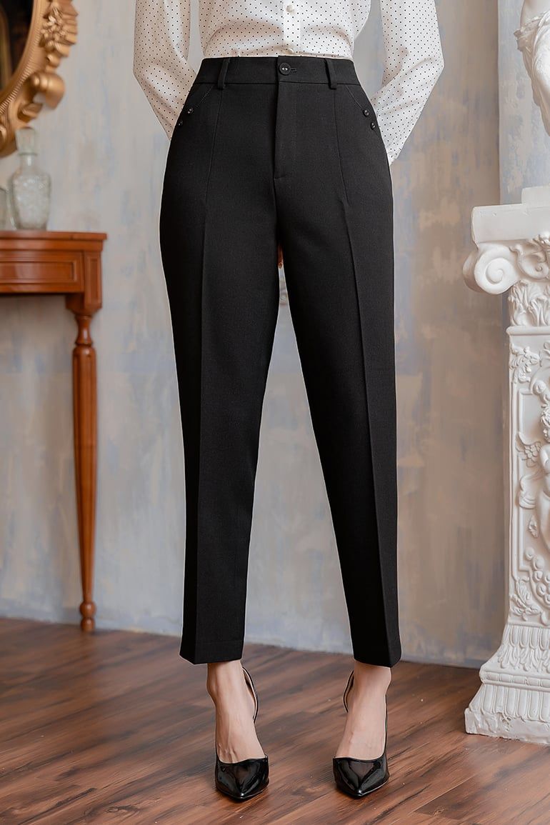 QUẦN BAGGY ĐÍNH NÚT 9159