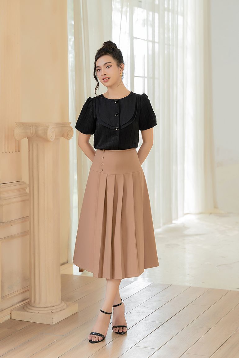 ÁO KIỂU ĐÍNH NƠ 5979