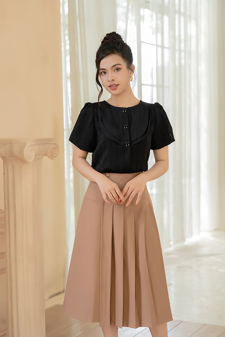ÁO KIỂU ĐÍNH NƠ 5979
