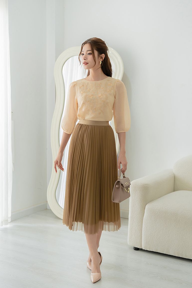 CHÂN VÁY XẾP LY 929
