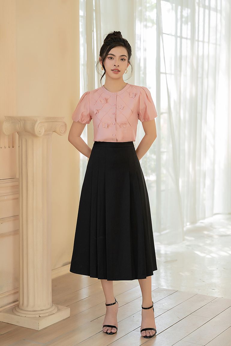 CHÂN VÁY XẾP LY 923