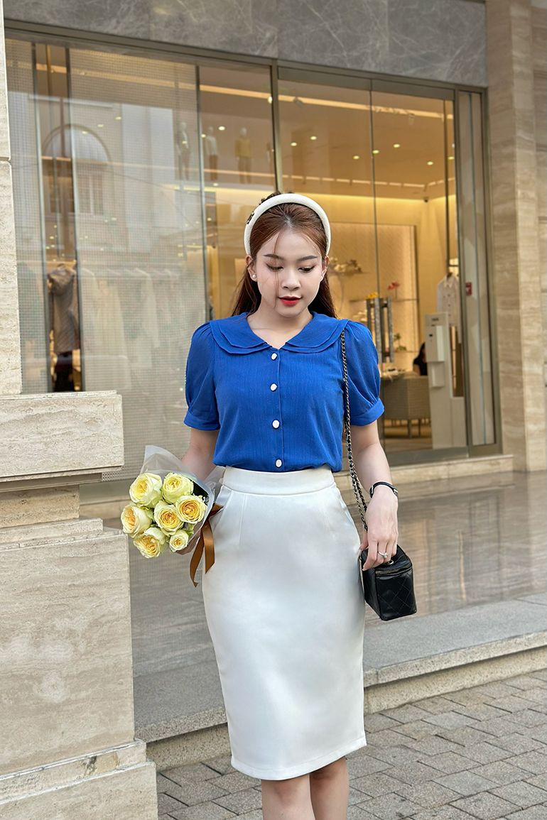 ÁO SƠ MI CỔ TRÒN LAYER 5701