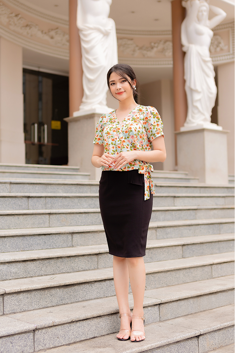 ÁO HOA NHÍ CÁCH ĐIỆU 5565