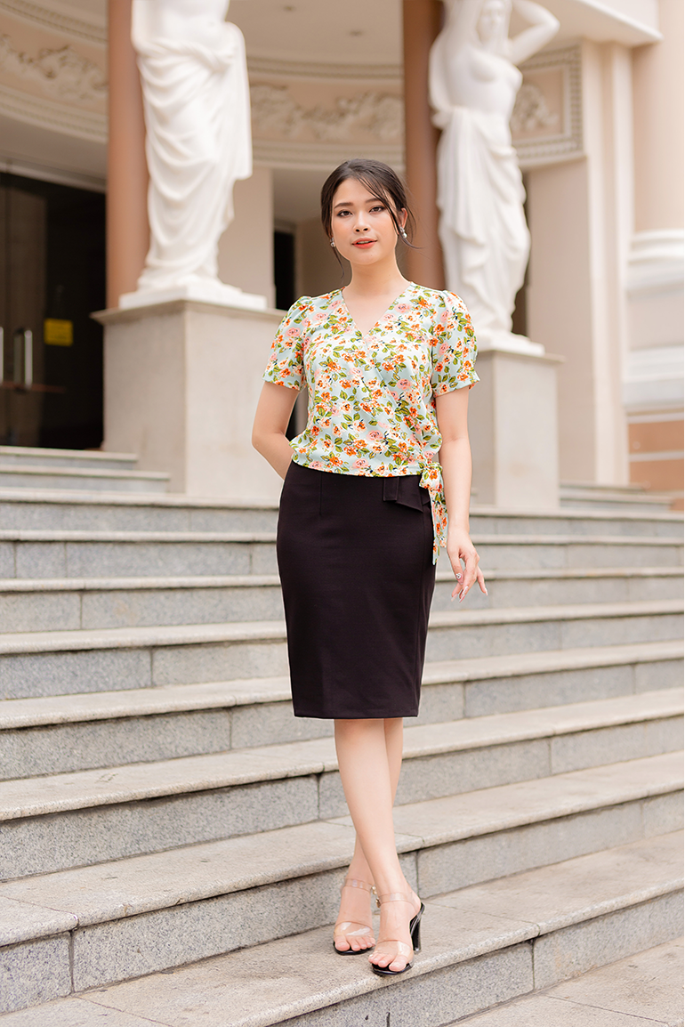ÁO HOA NHÍ CÁCH ĐIỆU 5565