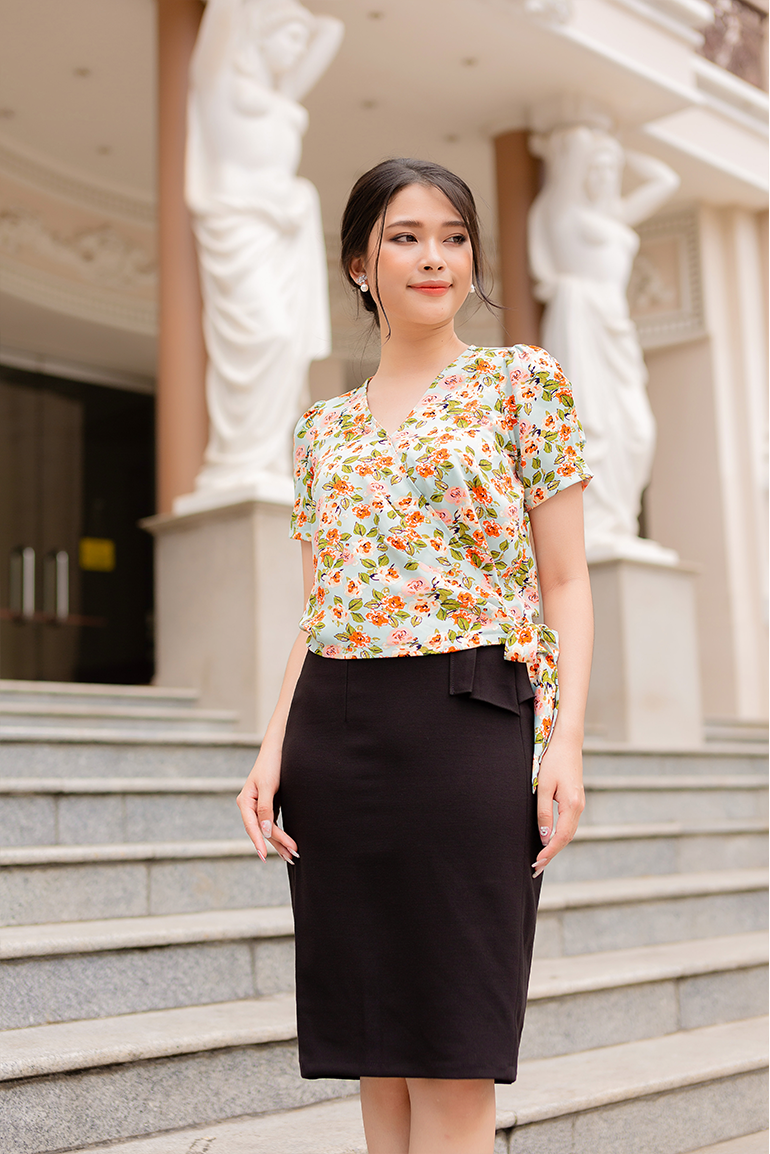 ÁO HOA NHÍ CÁCH ĐIỆU 5565