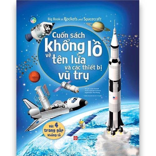Sách tương tác Big book Cuốn sách khổng lồ về tên lửa và các thiết bị vũ trụ...