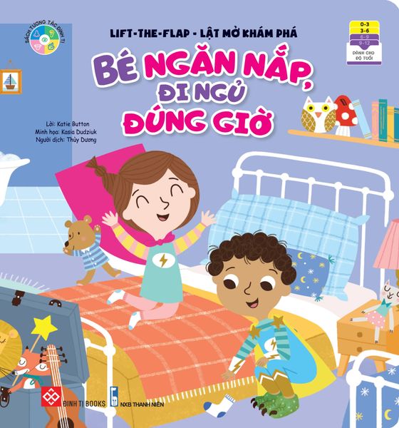 Lift-the-flap - Lật mở khám phá-Bé ngăn nắp, đi ngủ đúng giờ