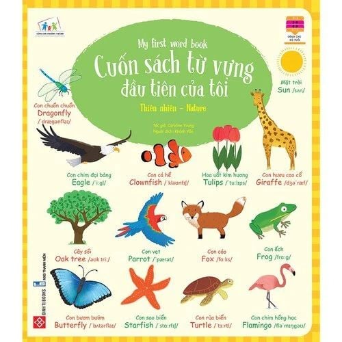 Cuốn sách từ vựng đầu tiên của tôi - My first word book- Thiên nhiên - Nature