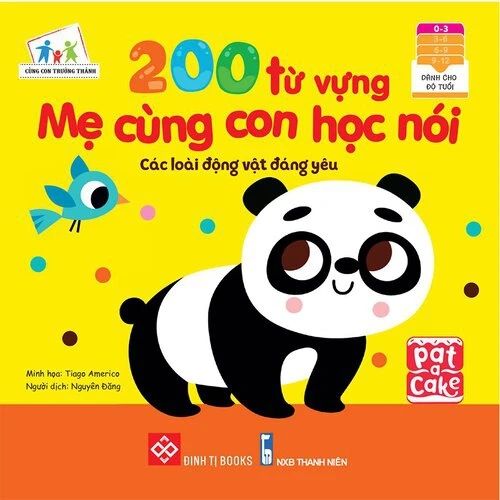 200 từ vựng mẹ cùng con học nói - Các loài động vật đáng yêu