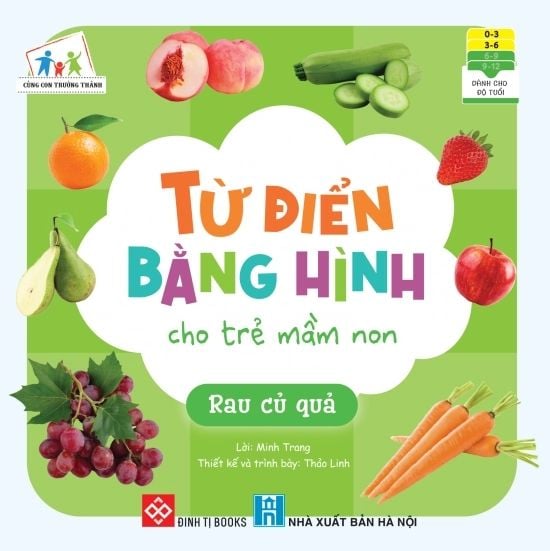 Từ điển bằng hình cho trẻ mầm non - Rau củ quả