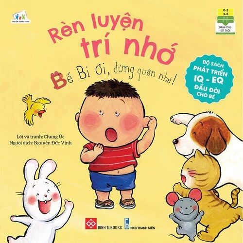 Bộ sách phát triển IQ EQ đầu đời cho bé Rèn luyện trí nhớ Bé Bi ơi,...