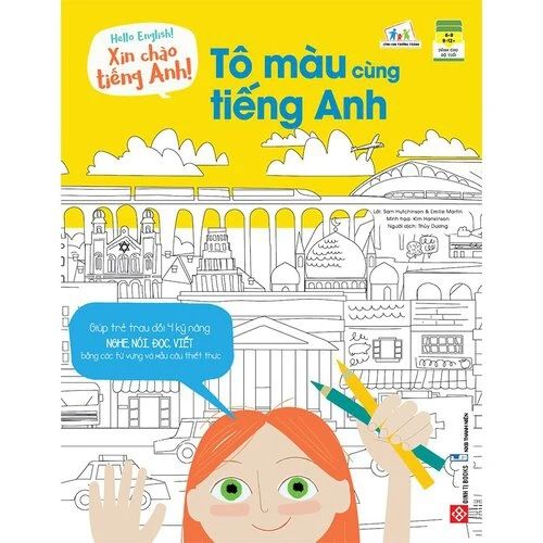Hello English! - Xin chào tiếng Anh!- Tô màu cùng tiếng Anh