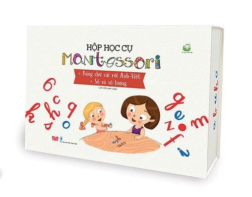 Hộp học cụ Montessori - Bảng chữ cái rời Anh-Việt: Số và số lượng