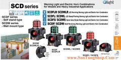 Đèn Báo Có Loa Qlight SCDF, SCDW, SCDFLR, SCDWLR Φ140, Quay, 5 Âm Báo Hiệu 118dB, Hàng Hải IP66