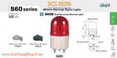 S60R Đèn Quay Báo Hiệu Qlight Bóng Sợi Đốt Φ60