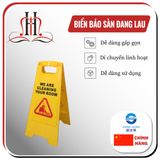 Biển cảnh báo khu vực đang làm vệ sinh B-146