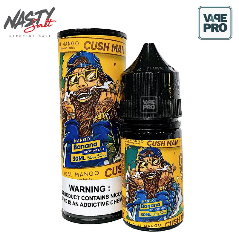 CUSH MAN BANANA (Xoài Chuối lạnh) - NASTY SALT - 30ML