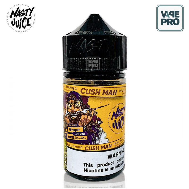 MANGO GRAPE CUSH MAN (Xoài Nho lạnh) - NASTY JUICE E-LIQUID - 60ML