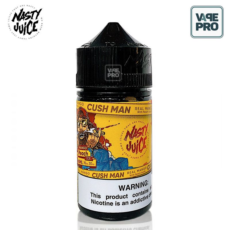 MANGO PEACH CUSH MAN (Xoài Đào lạnh) - NASTY JUICE E-LIQUID - 60ML