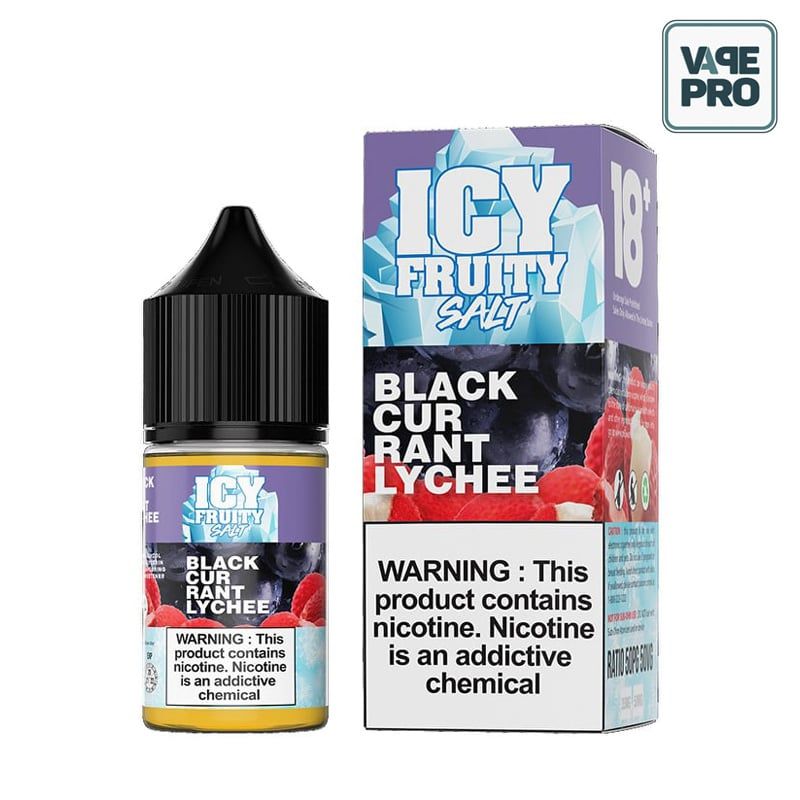 Blackcurrant Lychee (Vải Nho lạnh) Icy Fruity Salt 30ML