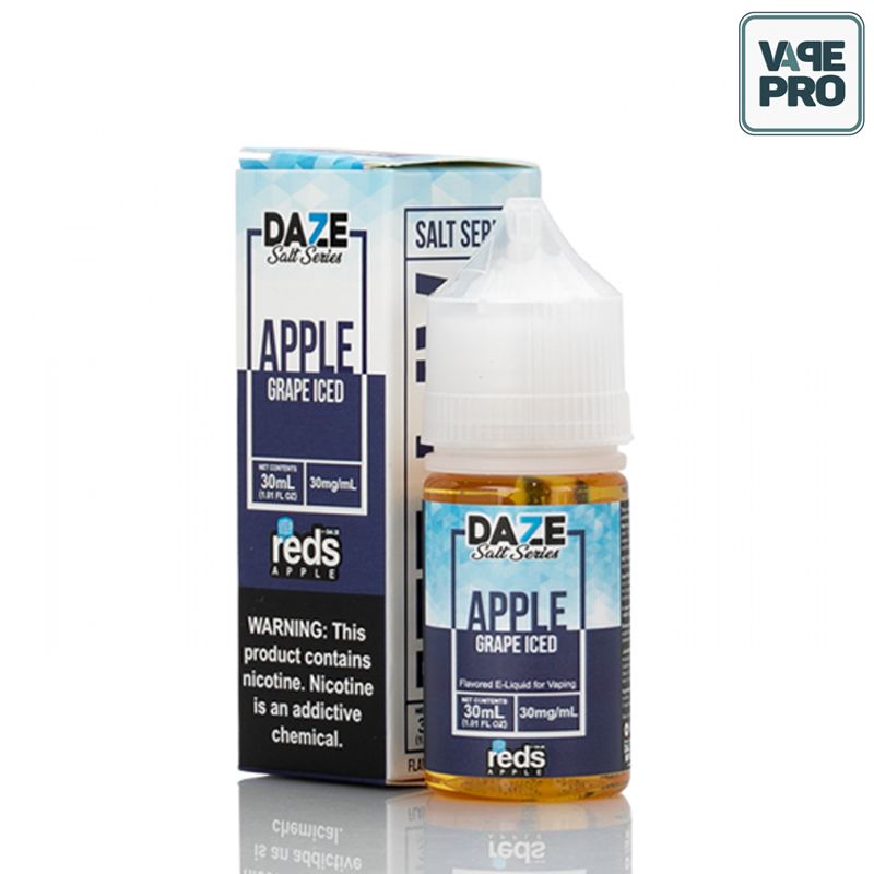 Grape Iced (Nho lạnh) - Reds Apple Nic Salts Eliquid by 7 Daze